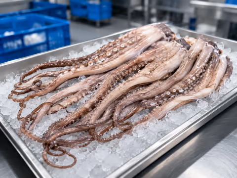 Tentáculo de calamar gigante